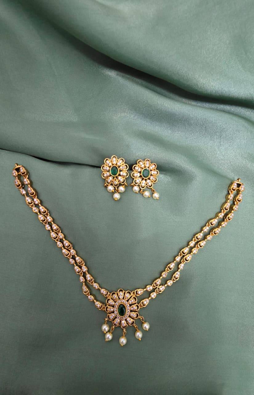 Double Layer Flower Pendant